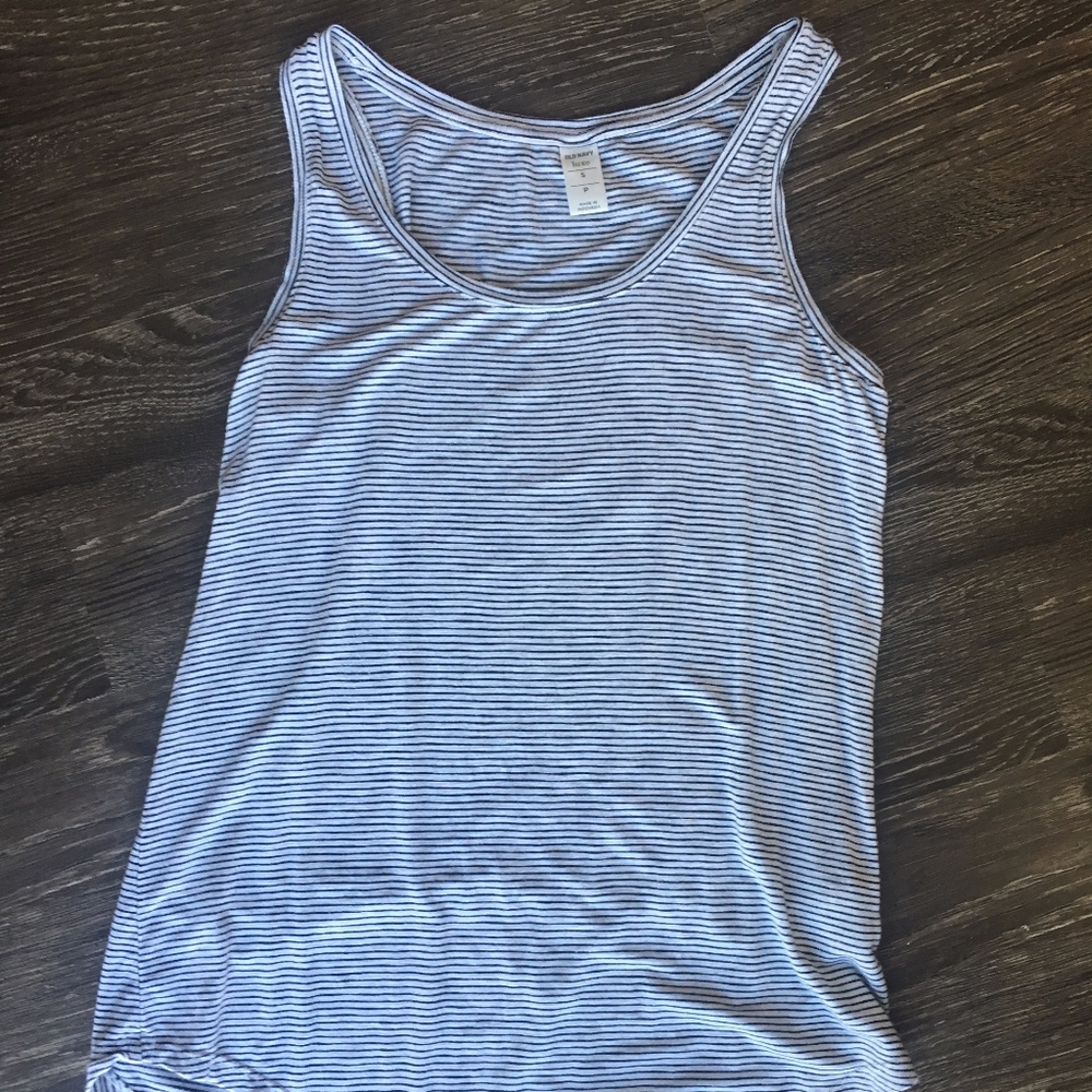 WOMEN'S STRETCHY STRIPED TANK TOP